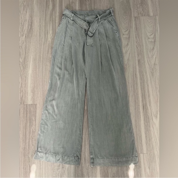 Sundance Pants - Sundance Gray Wide Leg Pants size 4
